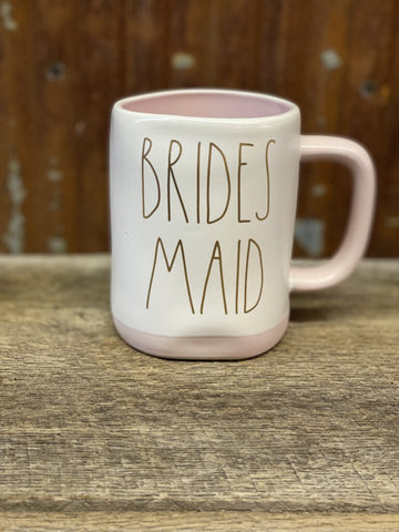 Rae Dunn - White & Pink Bridesmaid Mug