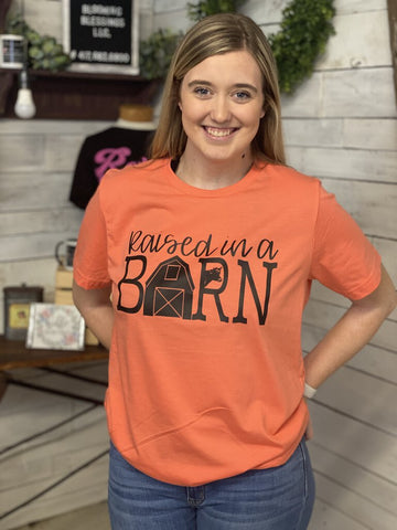 Coral Raised in a Barn Tee