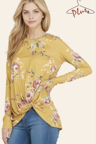 Mustard Floral Shirt