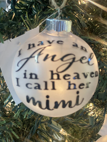Memorial Ornament- Mimi